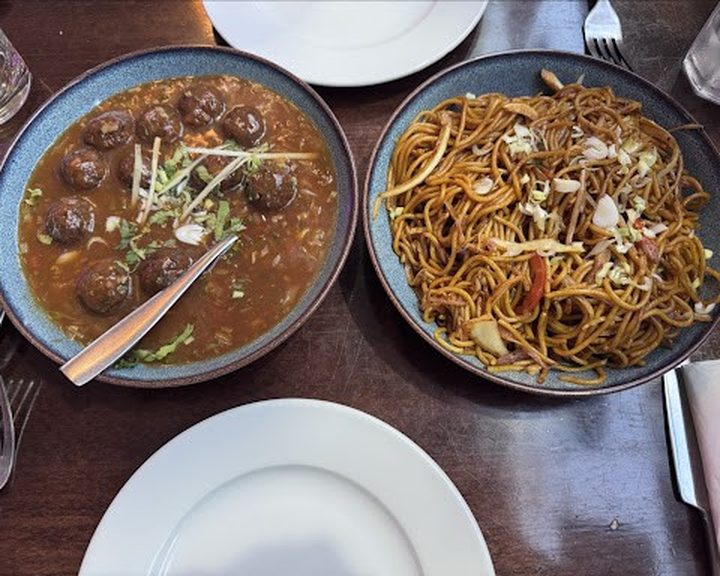 Nepalese curries, rice and noodles at Gurkha Bar in Edinburgh