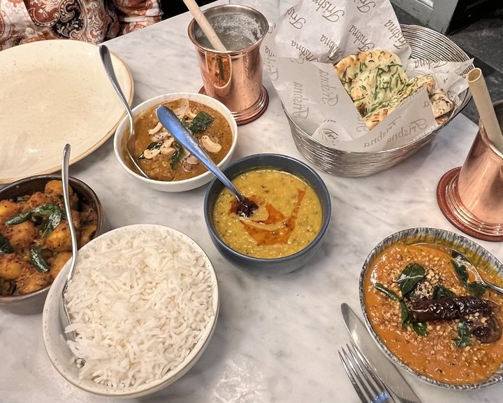 Coastal Indian seafood dish at Trishna in Marylebone