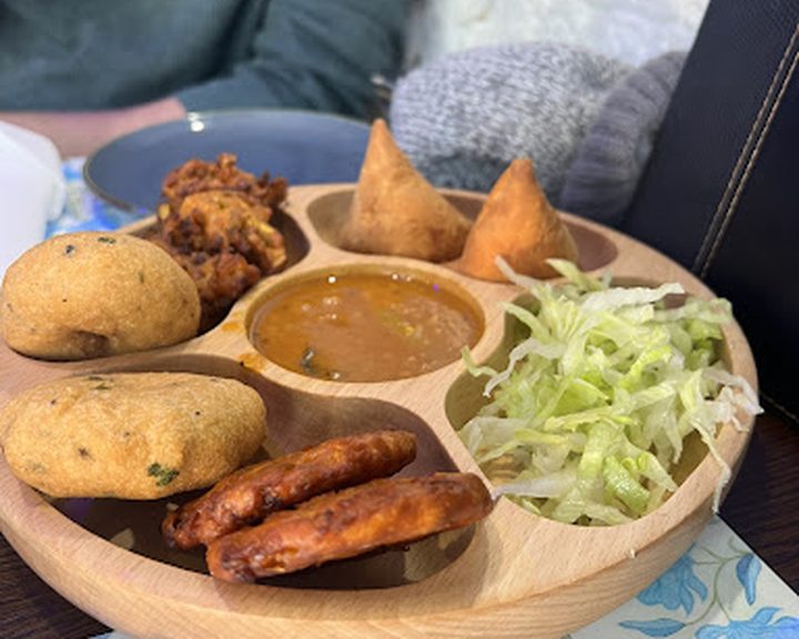 An Indian sharing spread at Bites of India on Botanic Avenue