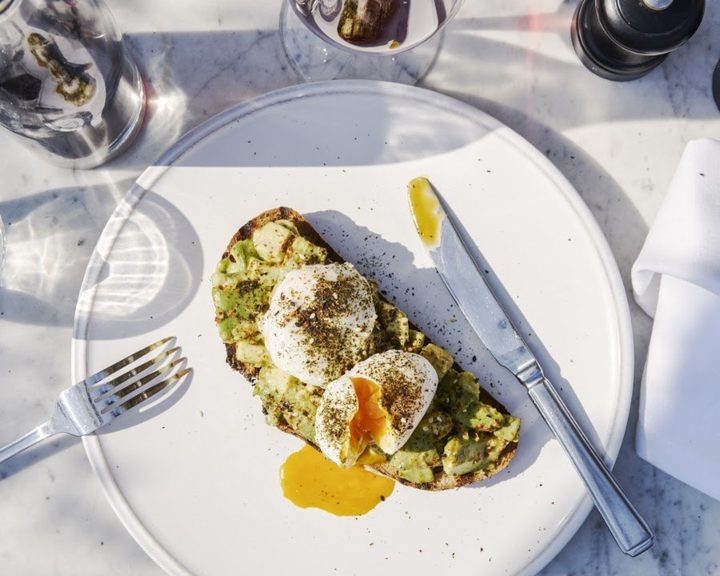 Seasonal plated dish at Brunswick House in Vauxhall