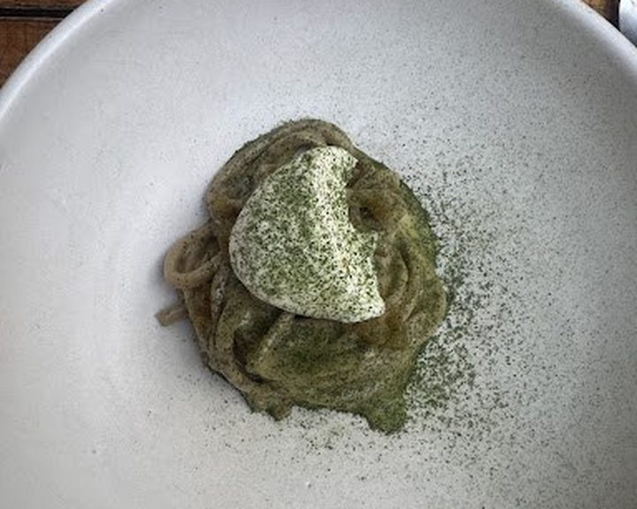 A seasonal tasting-menu course at Casa Fofó in Hackney