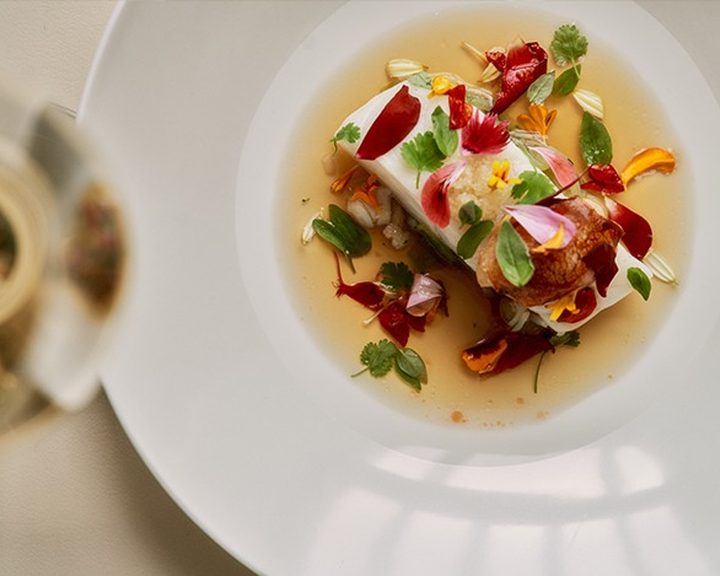 Cornish turbot dish presented at CORE by Clare Smyth