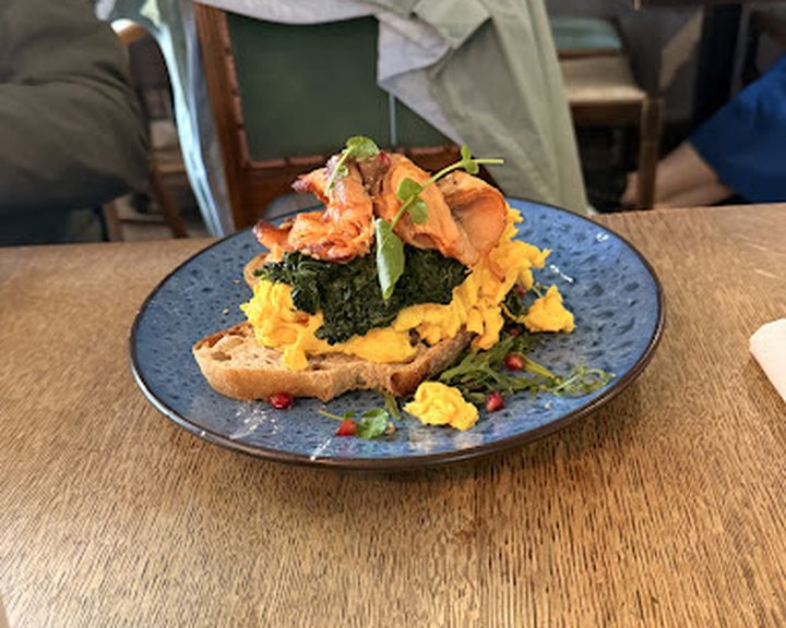 A colourful brunch plate at Harlem Cafe in Belfast