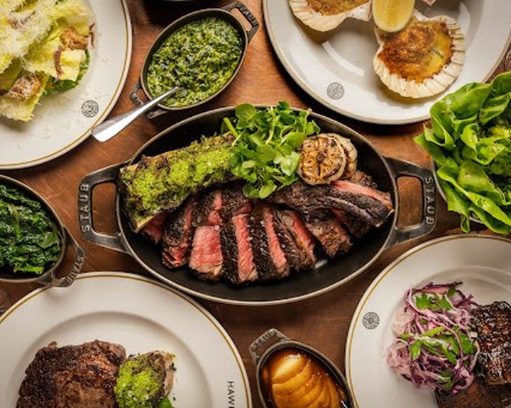 Scottish steaks and side dishes at Hawksmoor Edinburgh
