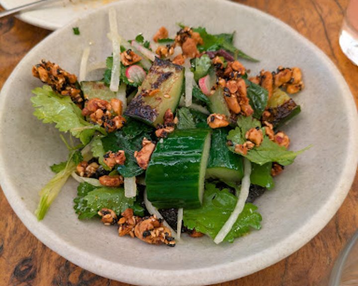 Green beans and seasonal vegetables at ROVI by Ottolenghi in Fitzrovia