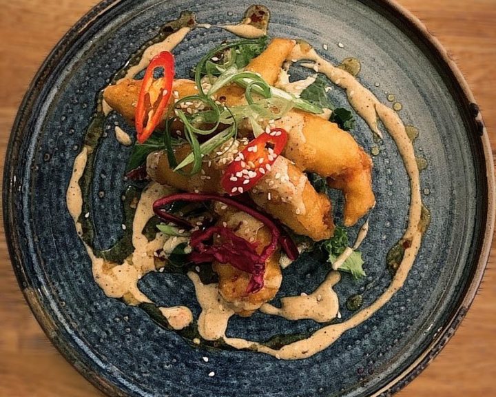 A colourful chicken dish at Yum Andersonstown in Belfast