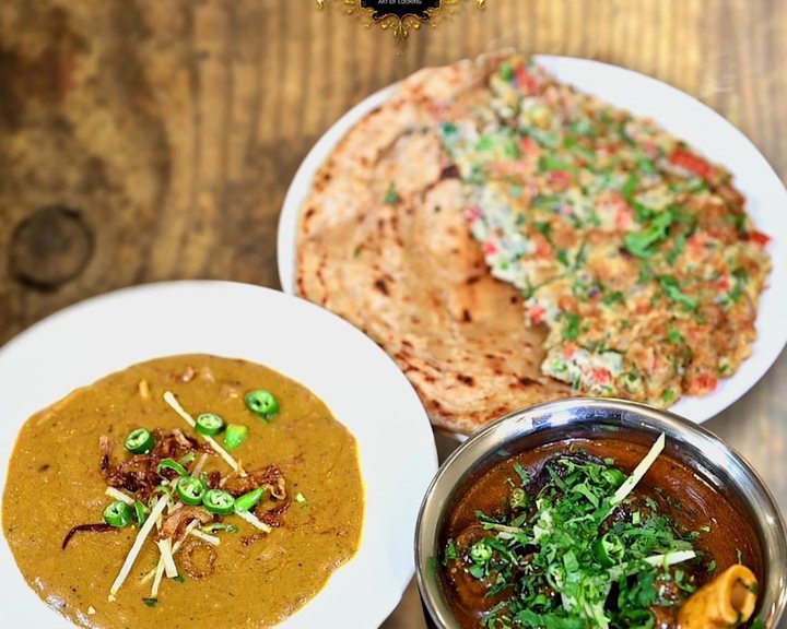 Pakistani mixed grill and karahi dishes at Dawat Restaurant Norbury