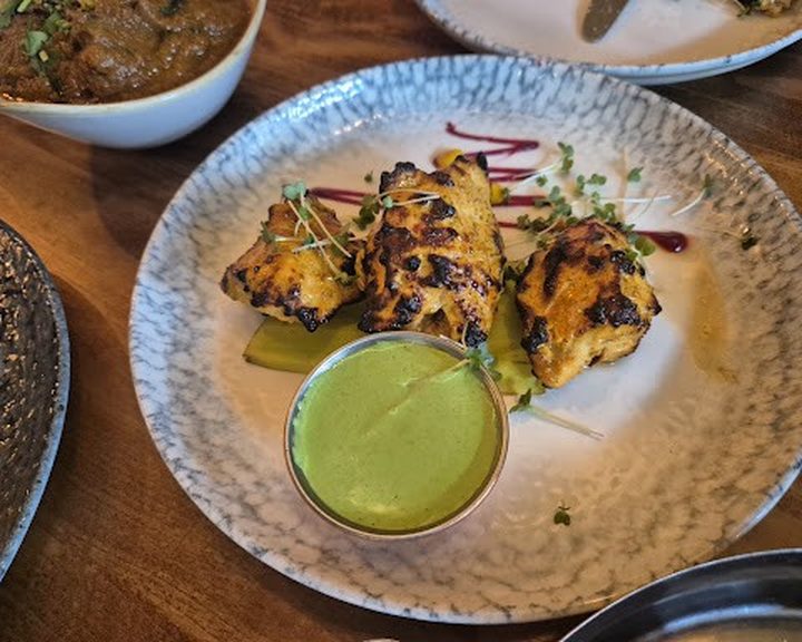 A charcoal-grilled Indian dish at The Prahna in Corstorphine
