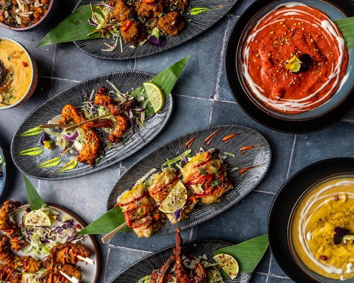 Indian curry and tandoori dishes at Blossom by Khan's in Battersea