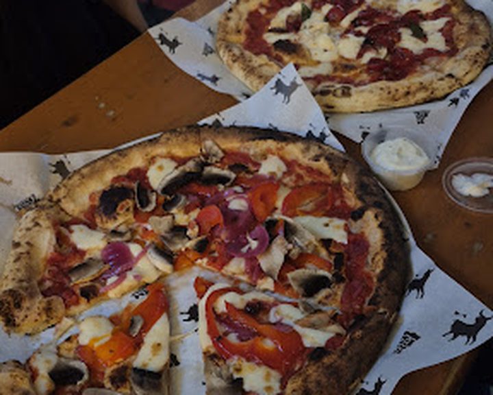 A freshly served pizza at Bullhouse East in Belfast