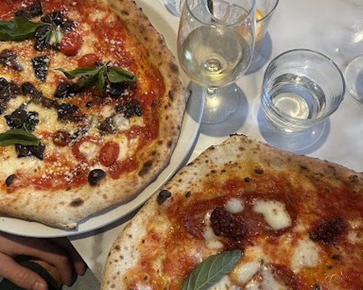 Wood-fired sourdough pizzas at Theo's Camberwell
