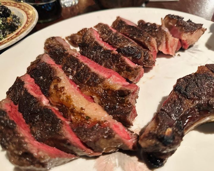 Charcoal-grilled chops at Blacklock Canary Wharf