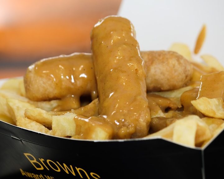 Golden battered fish and chips from Browns in West Belfast