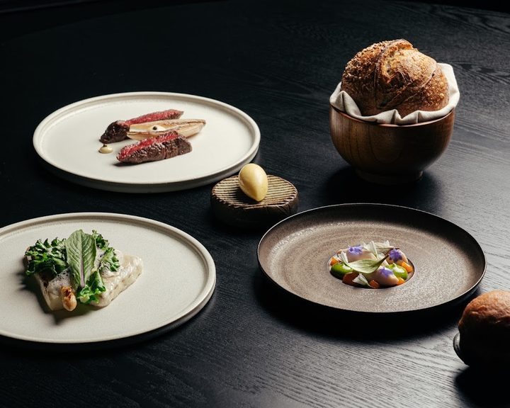 A selection of precisely plated tasting-menu courses at Cardinal in Edinburgh