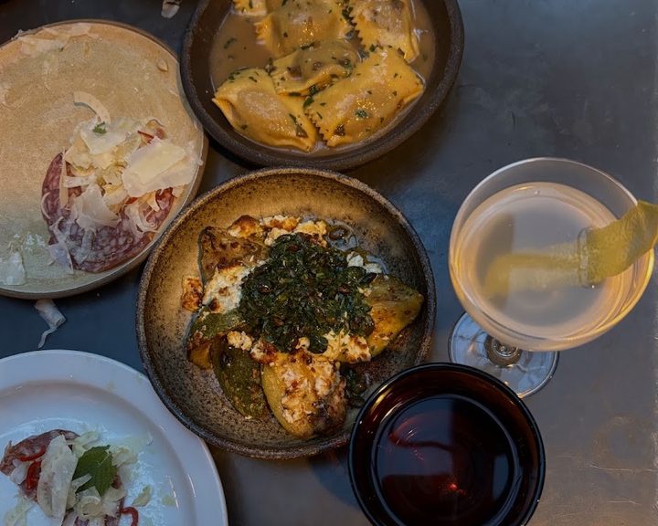 Seasonal sharing plates cooked over fire at Gold in Notting Hill