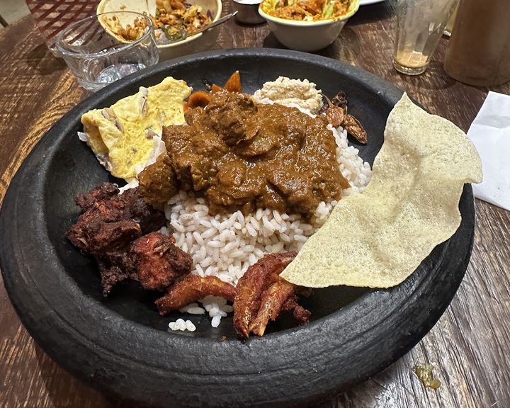 A generous Kerala platter at Koottaan Curry Club in Cardiff