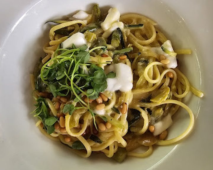 Seasonal pasta dish at The Ivy Chelsea Garden