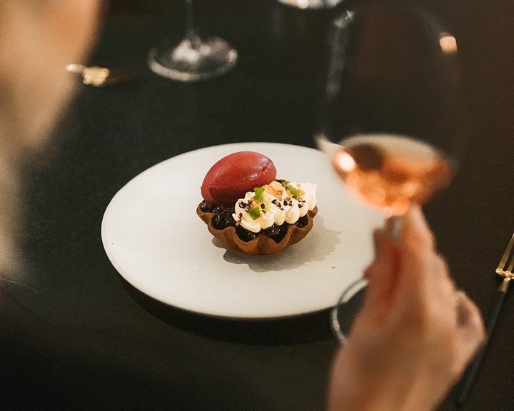 A finely plated seasonal dish at The Little Chartroom in Edinburgh