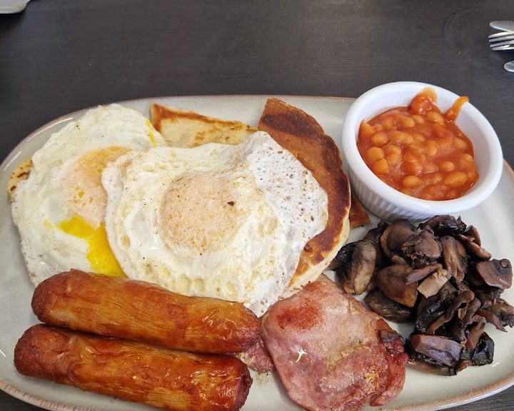 A cooked breakfast at The Wee Cafe on the Shankill Road