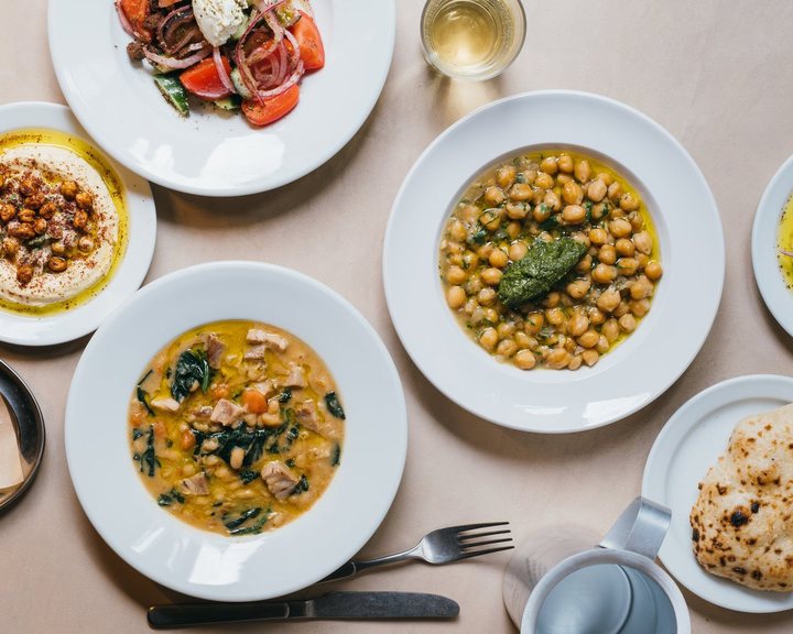Greek flatbreads, dips and grilled dishes at Agora Souvla Bar