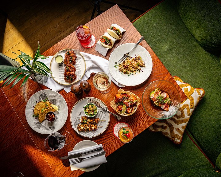 Sharing platter at The Cardinal Bar and Kitchen in Aldgate
