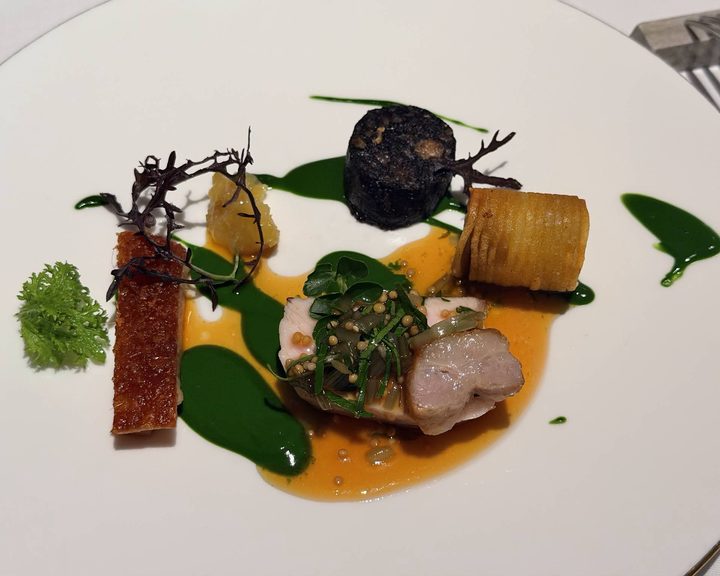 Seasonal tasting-menu course at The Clove Club on Old Street