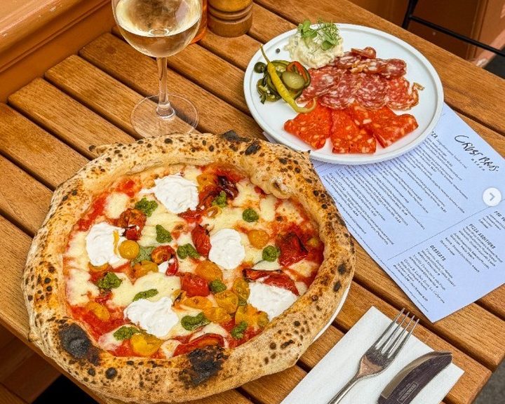 Wood-fired pizza and charcuterie at Crust Bros Waterloo