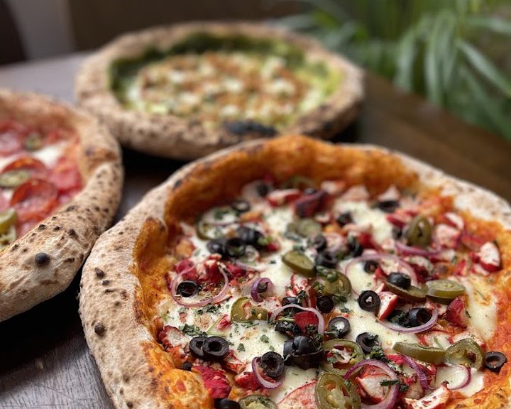 Indian-inspired Neapolitan pizzas at East West in Tufnell Park