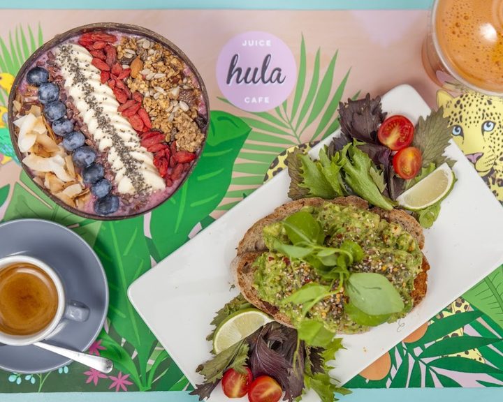 Colourful healthy brunch and smoothie bowls at Hula in Edinburgh’s Grassmarket