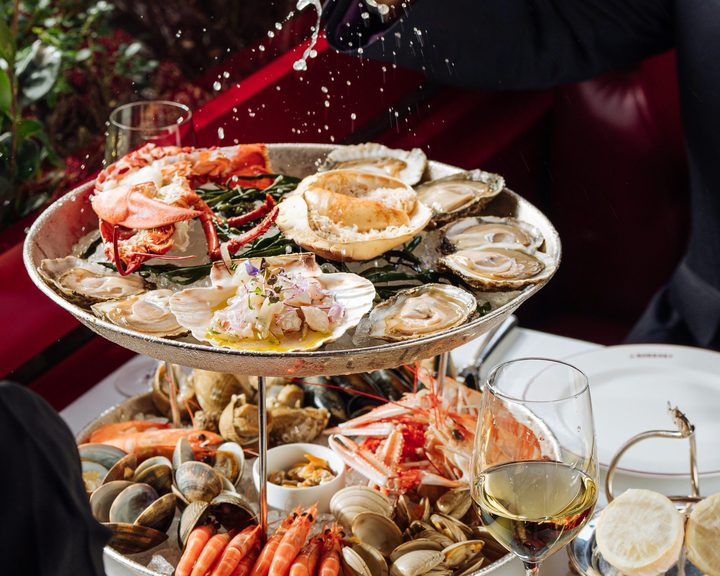 Shellfish platter at J Sheekey in Covent Garden