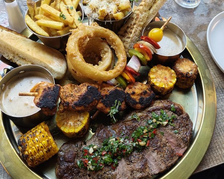 A grilled meat sharing platter at Urban Fire in Dunmurry