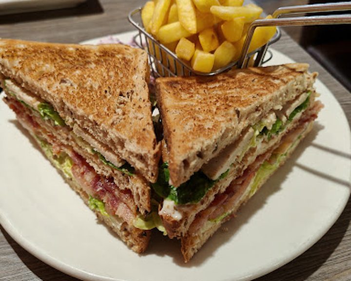 A freshly prepared cafe lunch at Cafe at the Museum in Cregagh