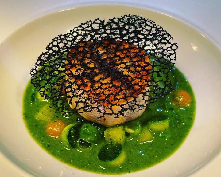Modern Scottish tasting-menu dish at Dùthchas in Leith