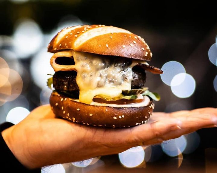 A burger served at Hearth in Ballyhackamore