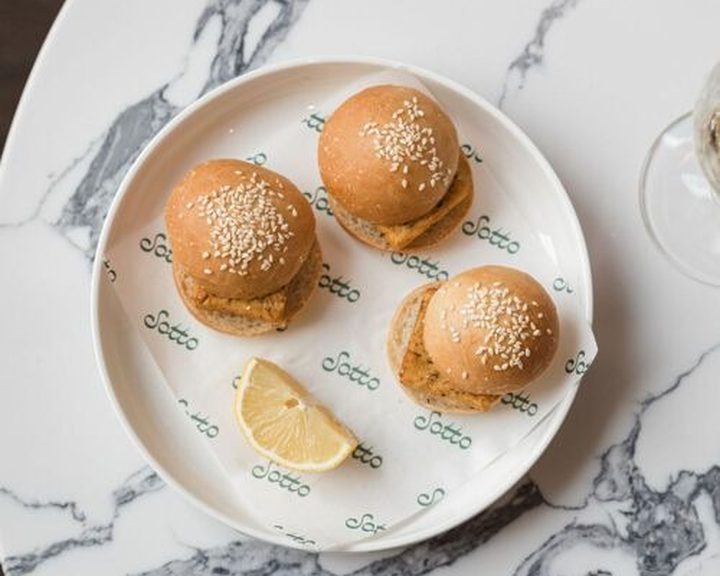 Sesame-topped filled buns at Sotto Enoteca and Trattoria in Stockbridge