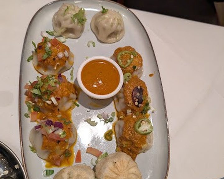 A selection of handmade momo and starters at The Khukuri