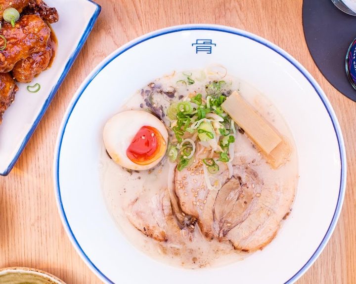 Ramen and Japanese side dishes at Tonkotsu Kentish Town