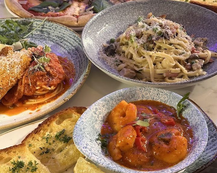 Italian pasta dishes at Vittoria On The Bridge in Edinburgh