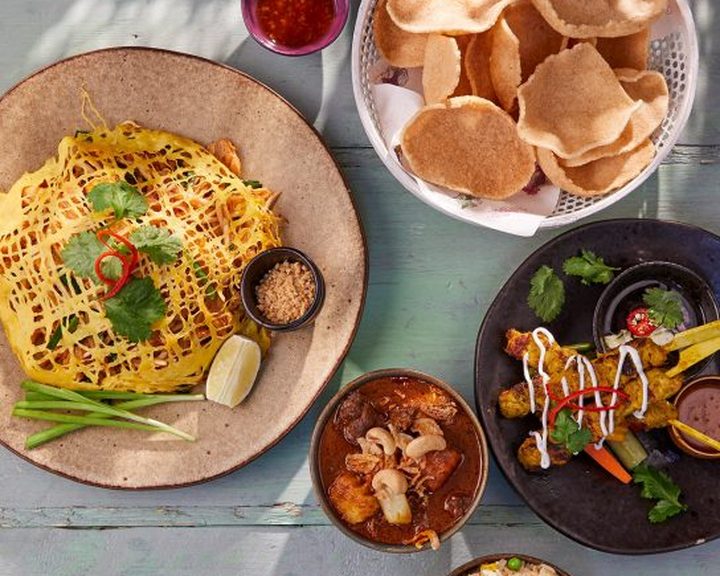 A colourful spread of Thai dishes from Giggling Squid