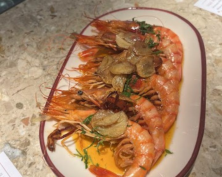 Garlic prawns at Barrafina Dean Street