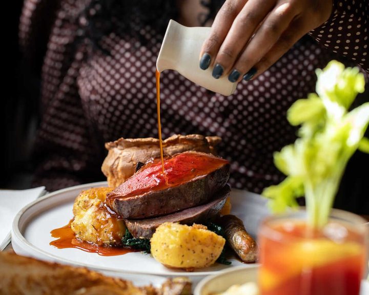Roast beef dish from Duke's Head in Putney