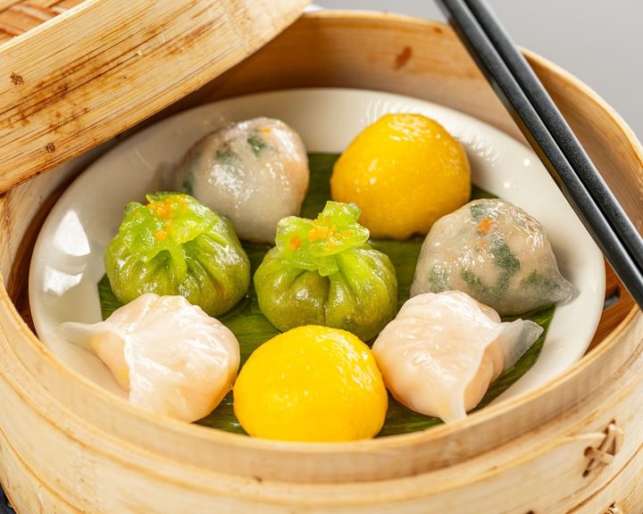 Chinese dim sum served at Min Jiang in Kensington