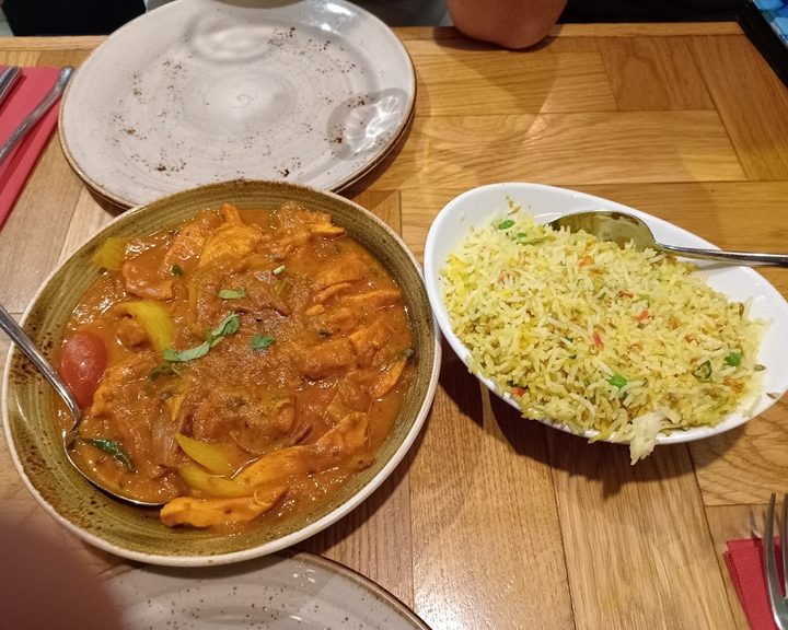 An Indian curry served at The East Bengal in Belfast