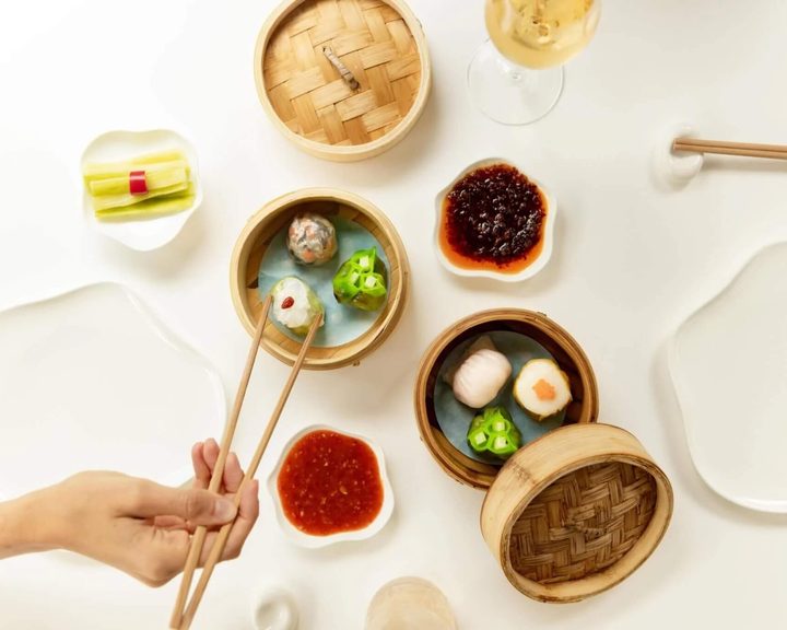 Steamed and baked dim sum at Yauatcha City
