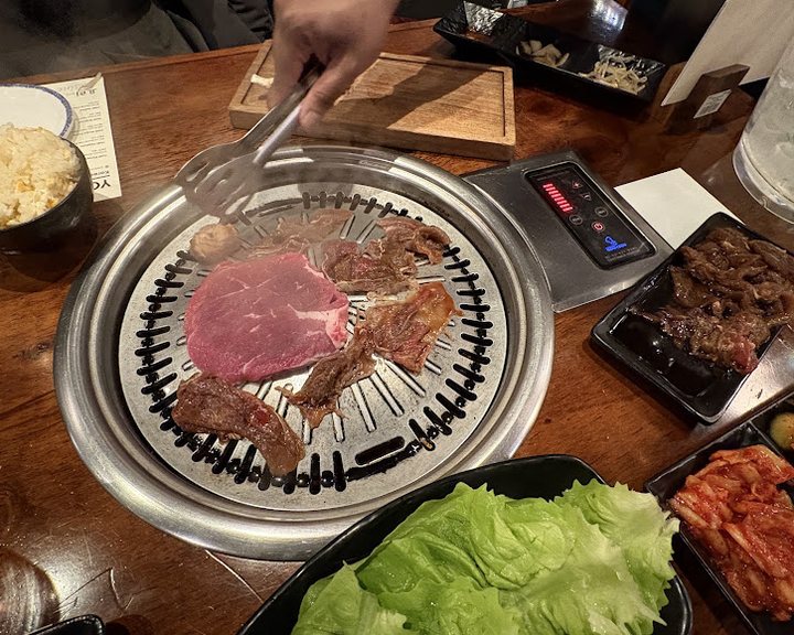 Korean barbecue and sharing dishes at Yori Clapham Junction