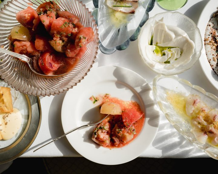 Modern Greek sharing dishes at Zephyr Notting Hill