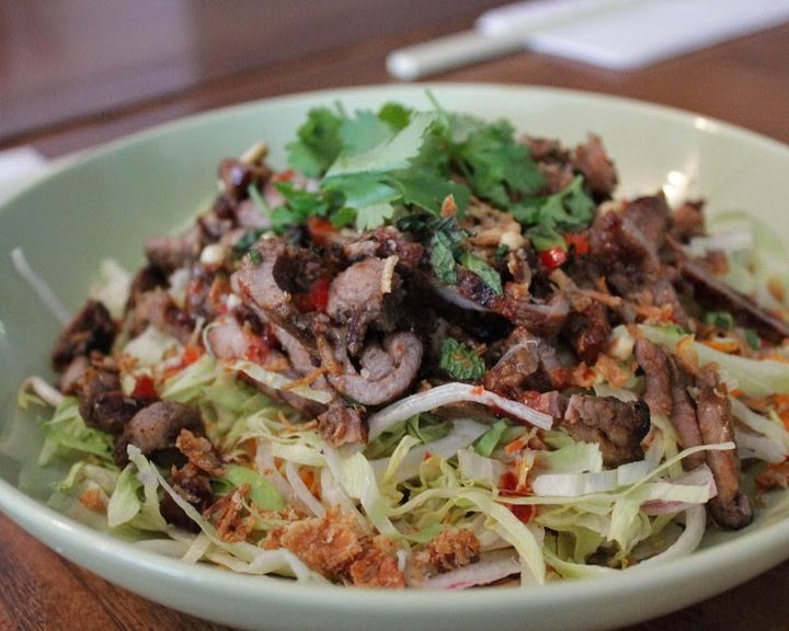 A fragrant Vietnamese noodle salad at Little Vietnam Wimbledon
