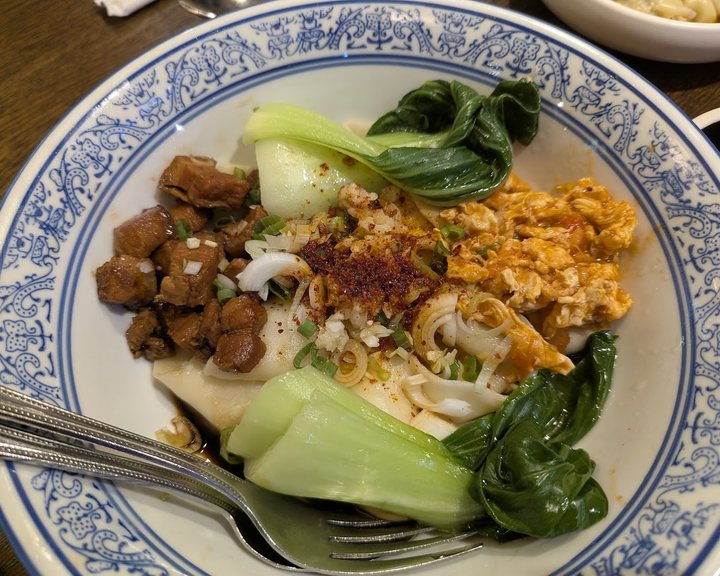 Hand-pulled biangbiang noodles at Master Wei Xi'an