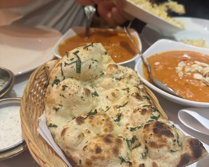 Nepalese curries, rice and naan at Monkey Temple on Askew Road