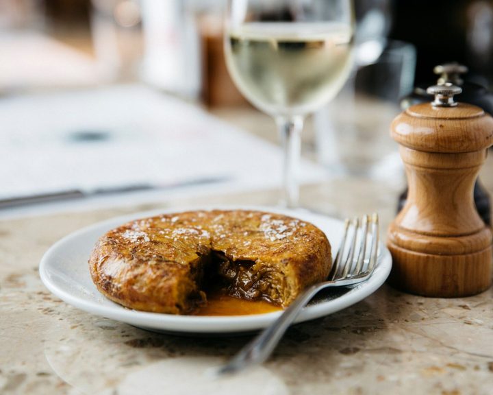 Golden Spanish tortilla at Barrafina Dean Street